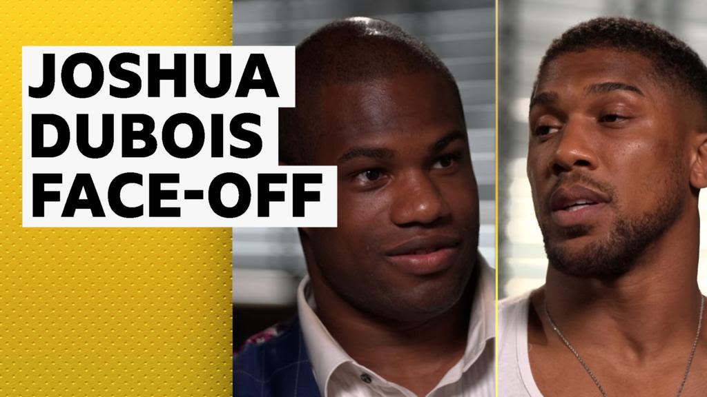 Anthony Joshua vs Daniel Dubois: AJ erupts at rival as security steps in