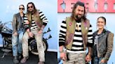 Jason Momoa and Daughter Lola Iolani Momoa Coordinate in Edgy Biker-inspired Looks for ‘The Bikeriders’ Red Carpet Premiere