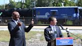 Pete Buttigieg visits Elkhart to highlight project to make railroads cause fewer delays