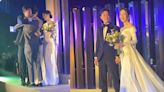 麥明詩盛勁為結婚丨麥明詩連換晚裝低胸又晒腿！與盛勁為魔音對唱 吳業坤失戀歌贈慶