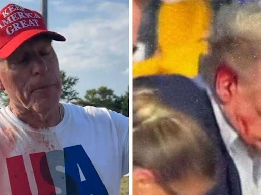 Blood-Stained Hero Who Jumped Into Action Tells of Assassination Aftermath: 'Donald Trump Was Saved by God'