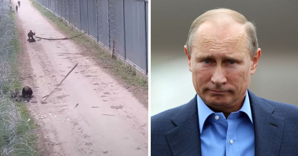 EU border under siege as guard killed by 'spear-throwing migrants sent by Putin'