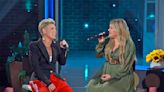 Watch Pink and Kelly Clarkson team up for a powerful performance of 'What About Us'