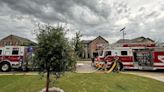 Lightning strike sets house on fire in Round Rock