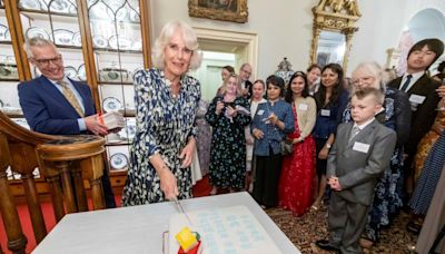 Swindon volunteers attend reception with the Queen