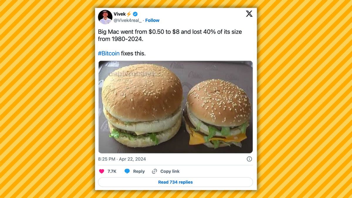 Fact Check: The Truth Behind Claims Big Mac Lost 40% of Its Size but Went from $0.50 to $8 Since 1980