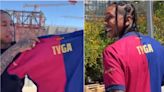 Tyga ya tiene la nueva camiseta del Barça