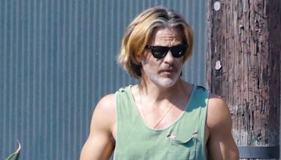 Chris Pine Shows Off His Toned Arms While Leaving Dance Class in L.A.
