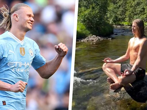 Erling Haaland's Preferred Method of Strength Training Is Chopping Mountain Wood