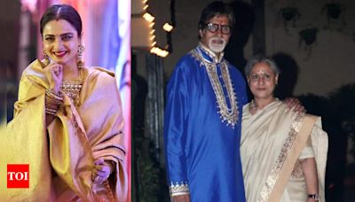 When Amitabh Bachchan got angry at Jaya Bachchan after a journalist questioned him about his affair with Rekha | Hindi Movie News - Times of India