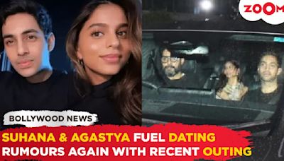 Suhana Khan and Agastya Nanda fuel dating speculations while going out together.