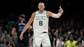 Kristaps Porzingis shines for Celtics in blowout win over Mavericks in Game 1