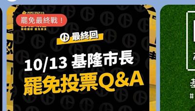 批藍委顛倒是非替謝國樑辯解 罷樑民團：忽略基隆人真正感受