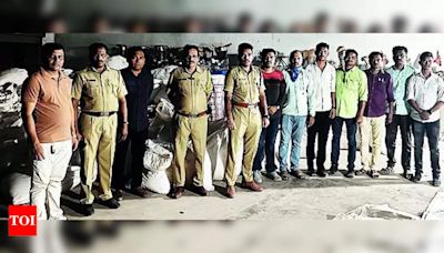 Latur cops bust illegal gutka unit, seize items worth ₹3cr | Aurangabad News - Times of India