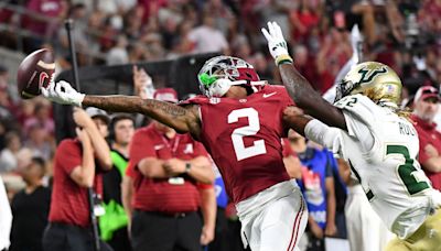 Which Alabama football wide receiver does Nick Saban compare Ryan Williams to?