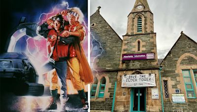 Aberfeldy cinema throwing Back to the Future prom party