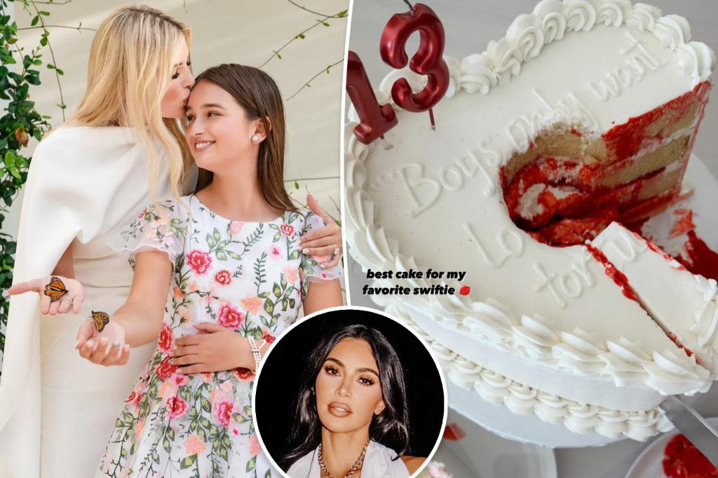 Kim Kardashian reacts as Ivanka Trump shows daughter Arabella’s Taylor Swift-inspired birthday cake