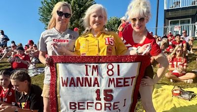 An 81-year-old chiefs fan dreamed of meeting Patrick Mahomes before she ‘croaks.’ | CNN