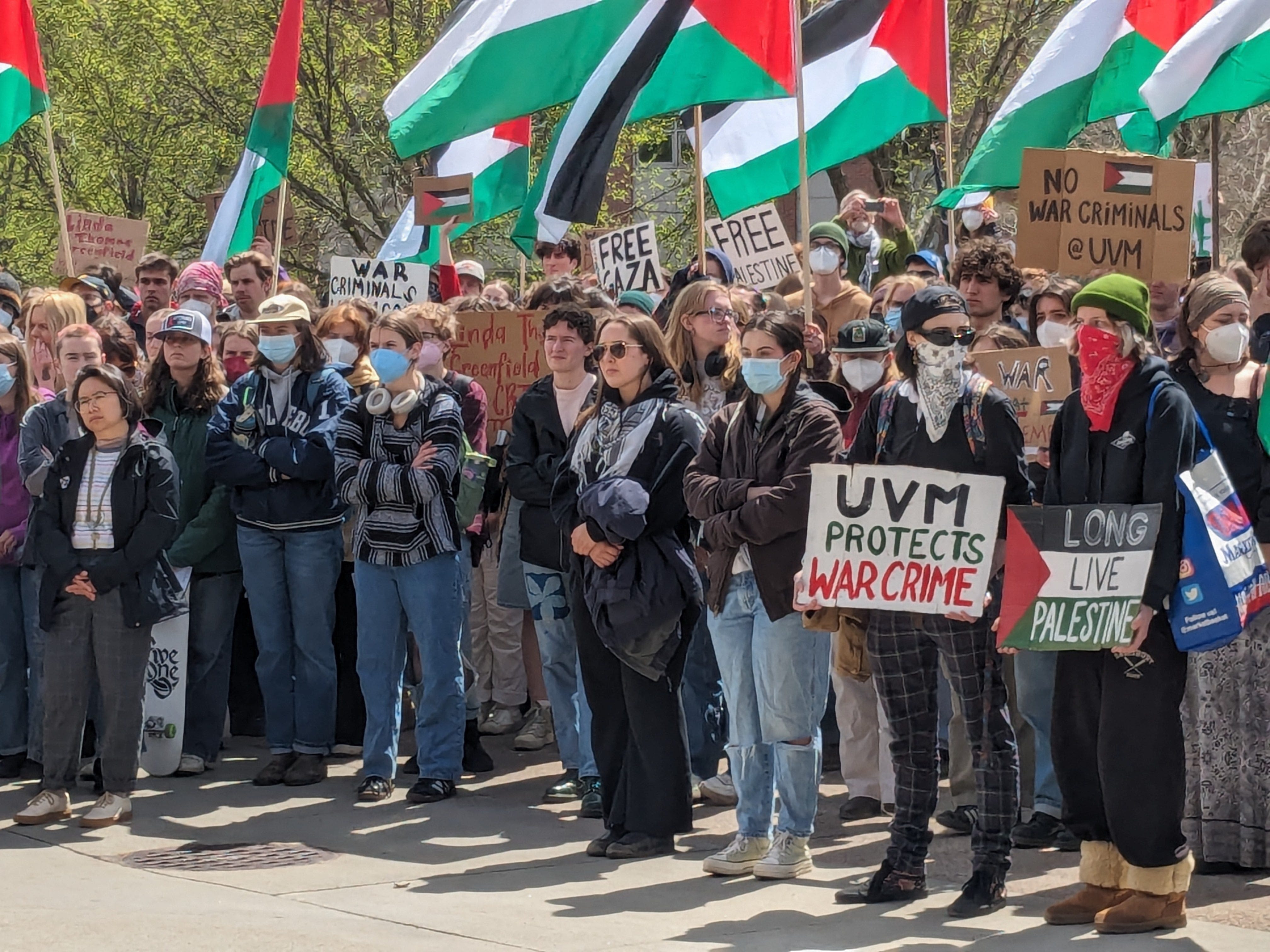 'A huge slap in the face': Pro-Palestine UVM students protest commencement speaker