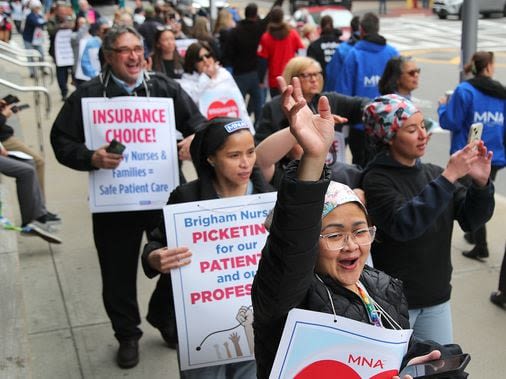 ‘It’s absolute chaos’: Brigham nurses among Boston workers rallying for International Workers’ Day - The Boston Globe