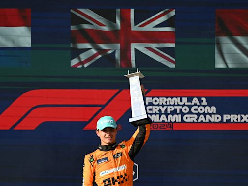 Lando Norris aprovechó un desliz de Max Verstappen y logró en el GP Miami su primera victoria en la Fórmula 1