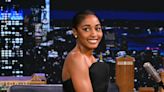 Ayo Edebiri Goes Strapless in Little Black Dress by Marc Jacobs for ‘Jimmy Fallon’ Appearance, Talks ‘The Bear’ Season Three