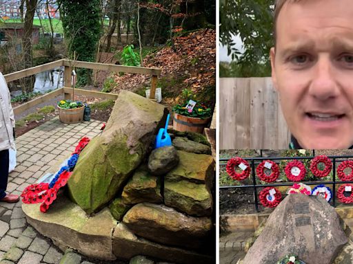 War memorial caretaker has tools stolen, sparking outpouring of support, as Dan Walker steps in to help