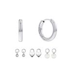 Calvin Klein CK Huggie 3件可換墜耳環組 母親節禮物 送禮推薦 35700001