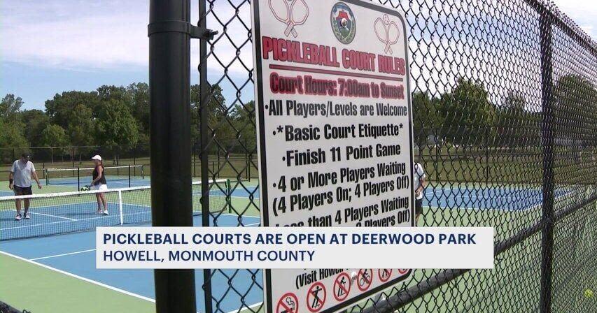 ‘It’s a beautiful sport.’ New pickleball courts open in Howell Township