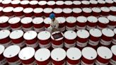 Oil prices fall on surprise US inventory builds, weak China PMIs