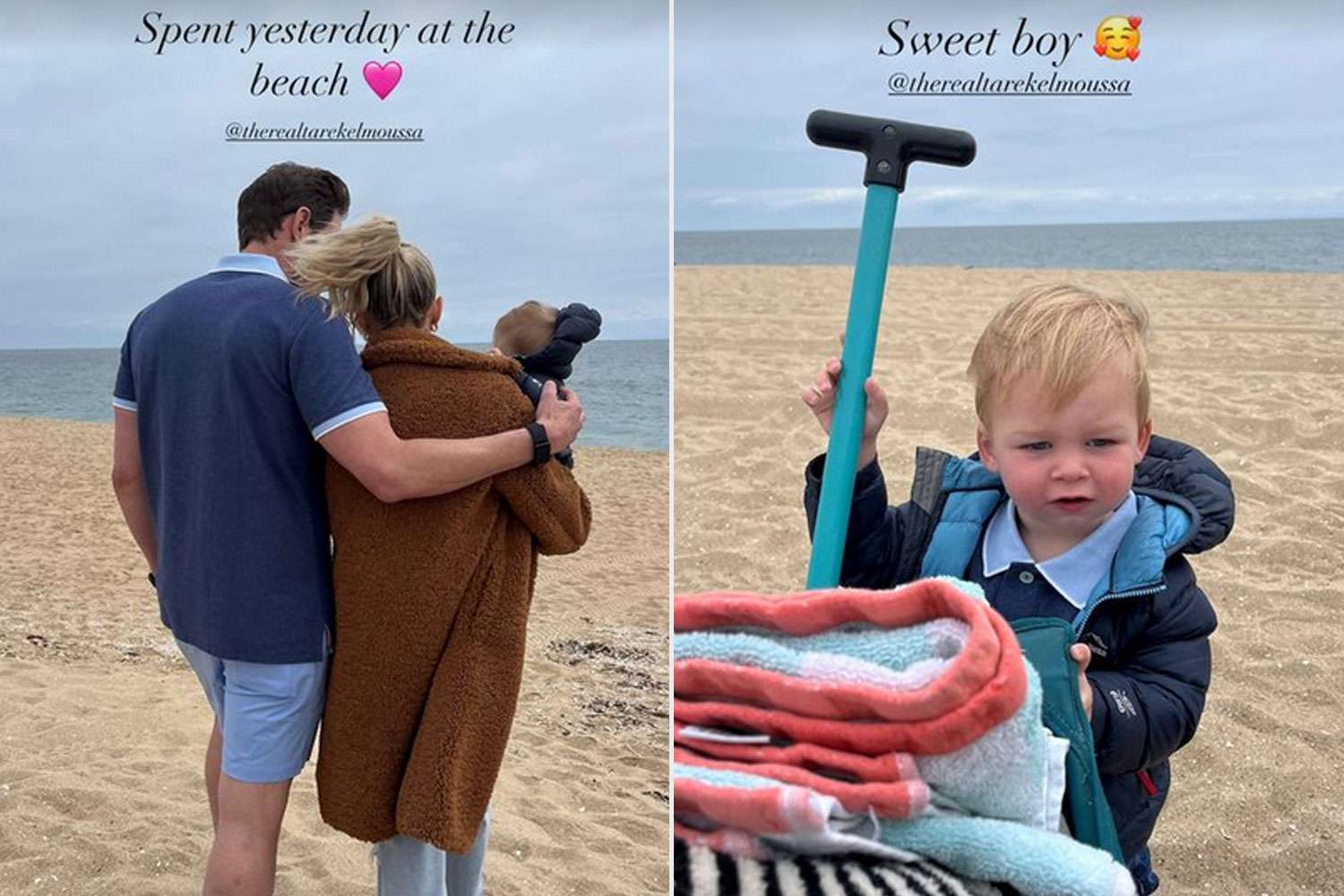 Heather and Tarek El Moussa Spend a Day at the Beach with Their 'Sweet Boy' Tristan