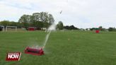 Physics students at Shawnee have a blast with annual Bottle Rocket Launch competition