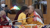 Dalai Lama apologises after video shows him kissing child and asking him to ‘suck his tongue’