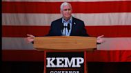 Pence campaigns against Trump-backed candidate for Georgia governor