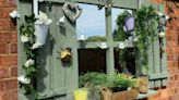 I transformed my garden wall for £30 using buys from The Range & Poundland