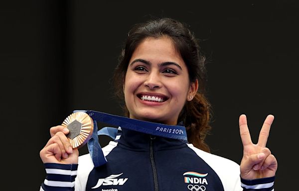 Paris 2024: Manu Bhaker becomes first Indian woman to win an Olympic shooting medal, bags 10m air pistol bronze