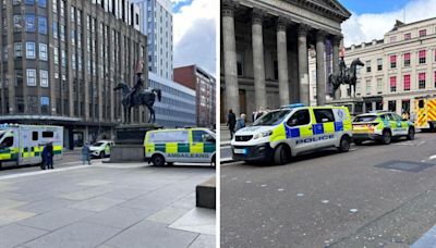 Police issue update after man fell from balcony at Glasgow art gallery