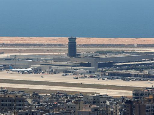 Lebanon’s Beirut airport cancels flights over fears of Israeli attack