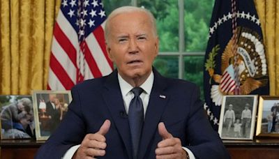 Joe Biden speaks for first time since quitting presidential race, says 'personal ambition' couldn't prevent 'saving our democracy'