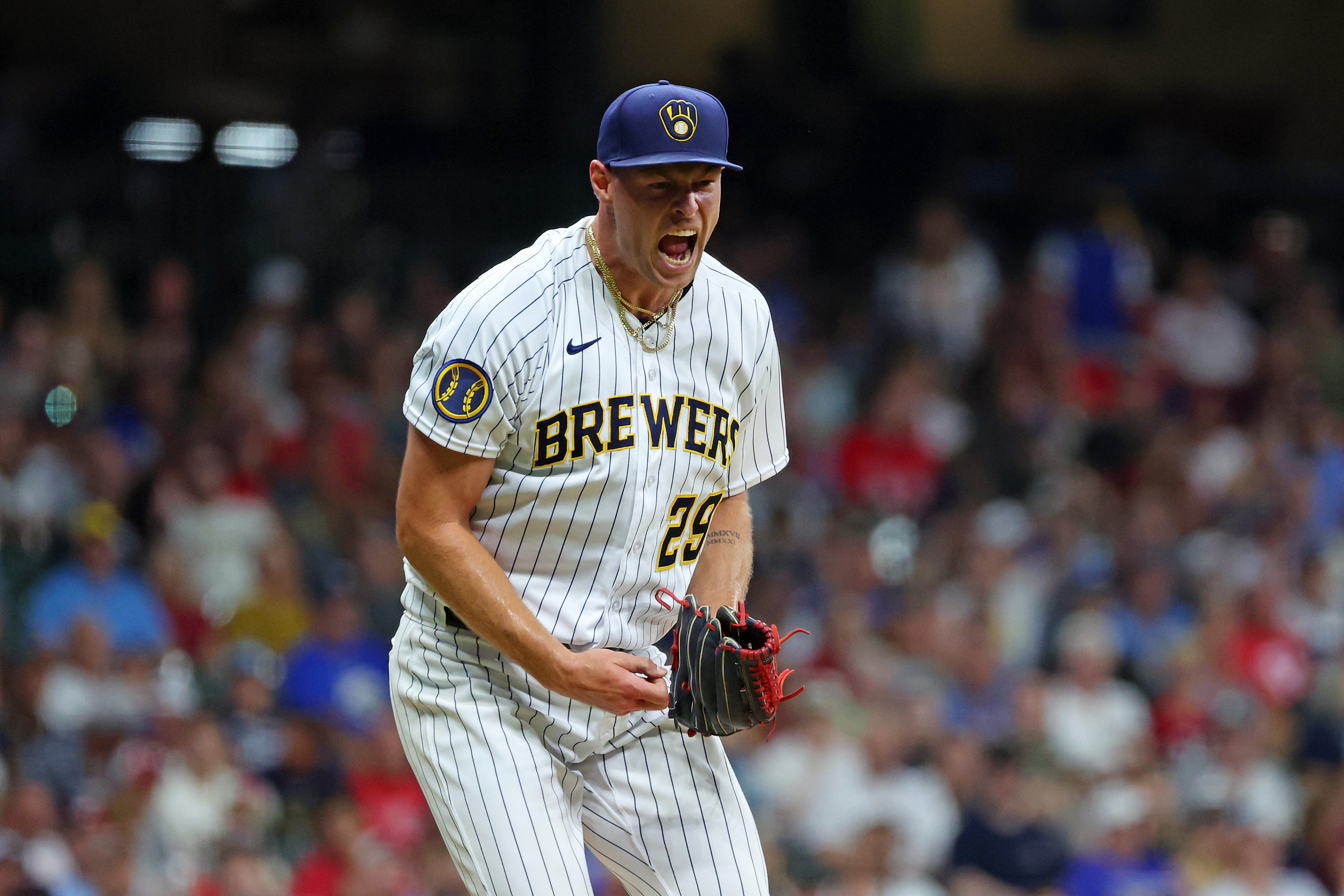 Get to know Q&A with Brewers reliever Trevor Megill: On Clifford the Big Red Dog, water polo and Metallica