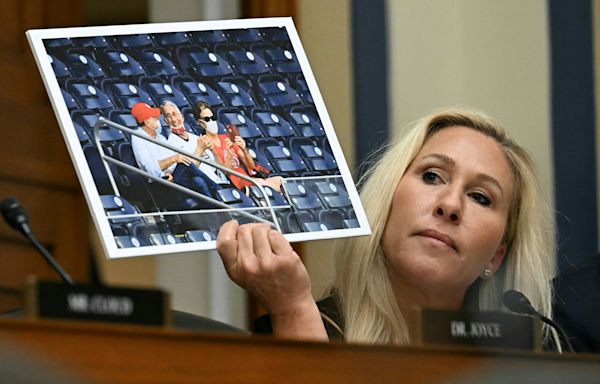 Marjorie Taylor Greene slams Fauci during hearing: "Belong in prison"