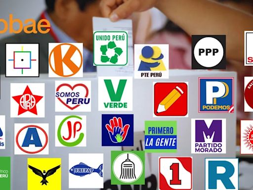 ¿Cuáles son los 28 partidos políticos inscritos en el JNE que pueden participar en las próximas elecciones?