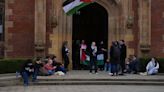 Queen’s University Belfast students stage sit in for Palestine