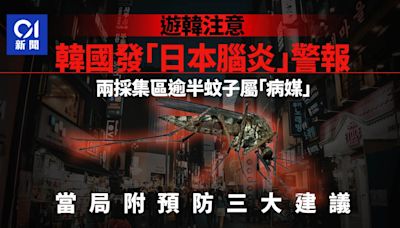 韓國發布「日本腦炎」警報 兩地區病媒蚊子數量增 附3項建議