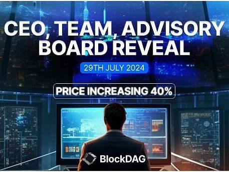 Price Increasing 40% — BlockDAG's Leadership Reveal On July 29; Will This Layer 1 Coin Moon Like Bitcoin & Litecoin?