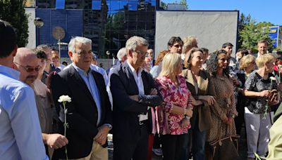 Feijóo dice que el PP "está donde debe estar" mientras otros pactan con los "herederos del terror" por réditos políticos