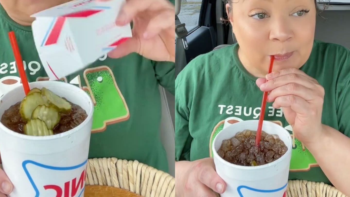 TikTok Is Obsessed With This New 'Pickle Dr. Pepper' Hack At Sonic