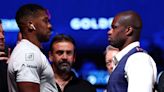 Anthony Joshua threatens Daniel Dubois he will 'throw this f****** chair across your face' as rivals pulled apart - Eurosport