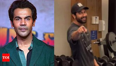 ... Rukh Khan is winning the internet, Rajkummar Rao indulges in some bromance with the 'Chhava' actor - WATCH | Hindi Movie News - Times of India