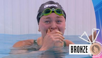 Paris 2024 Olympics video: Mona McSharry wins 100m breaststroke bronze for Ireland